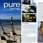 Communiqué de presse dans le magazine «Pure Saint Tropez»